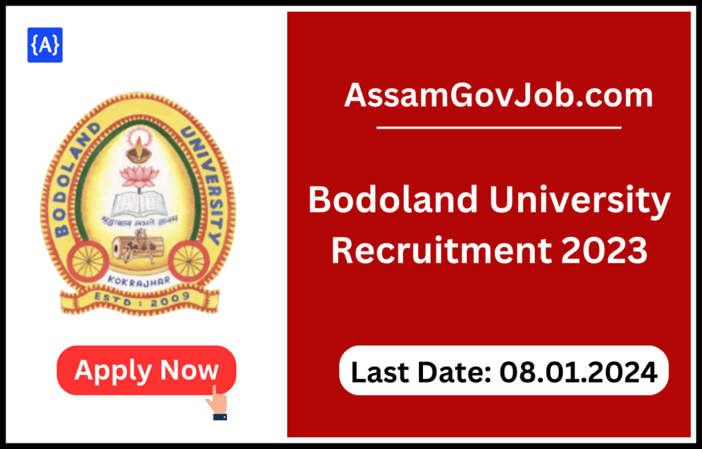 Bodoland University Recruitment 2023