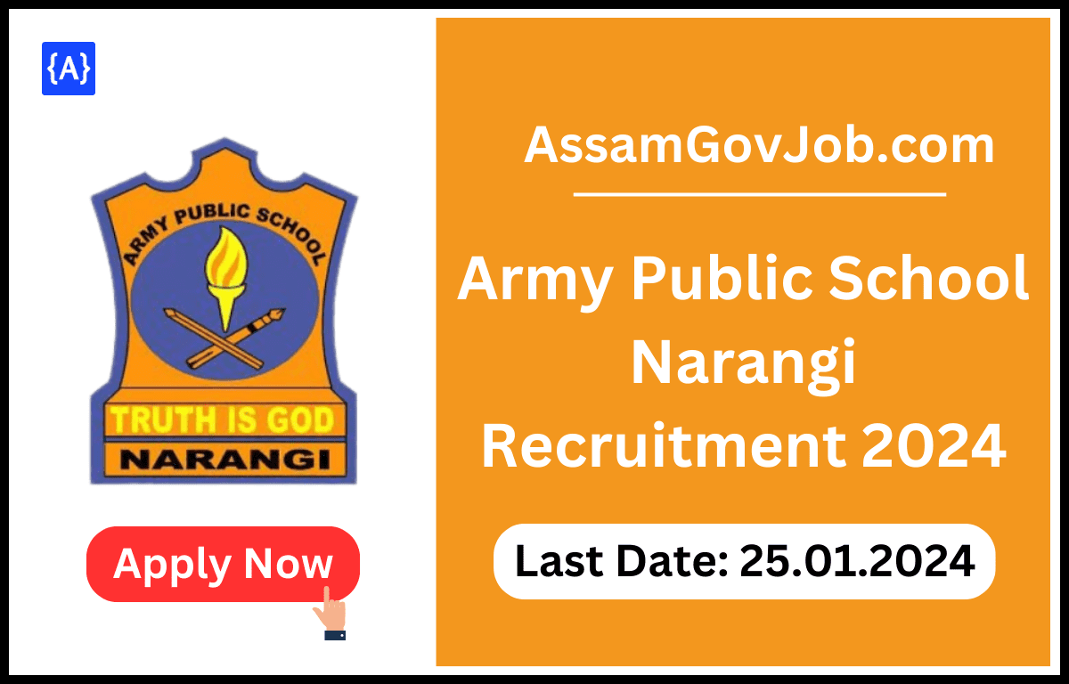 Army Public School Narangi Recruitment 2024