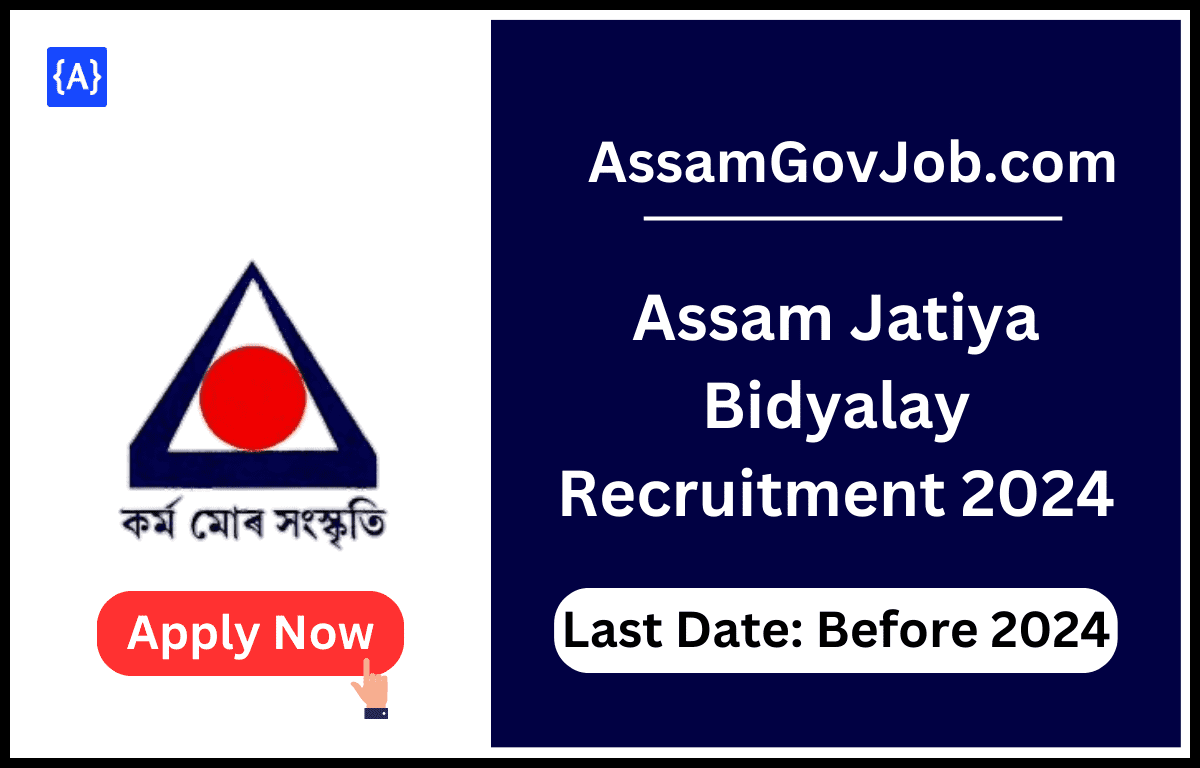 Assam Jatiya Bidyalay Recruitment 2024