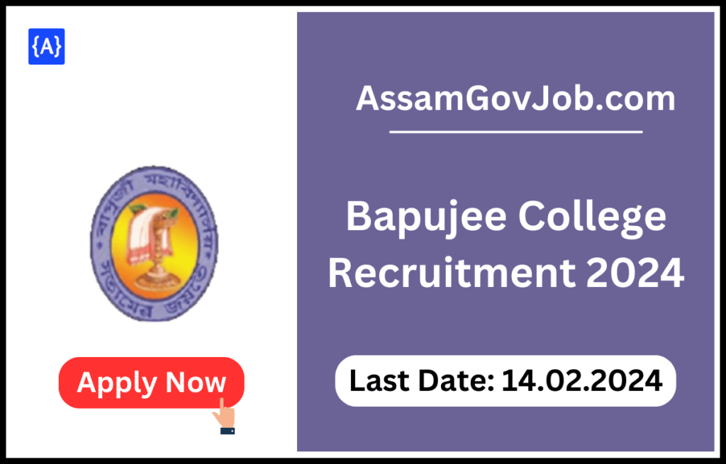 Bapujee College Recruitment 2024