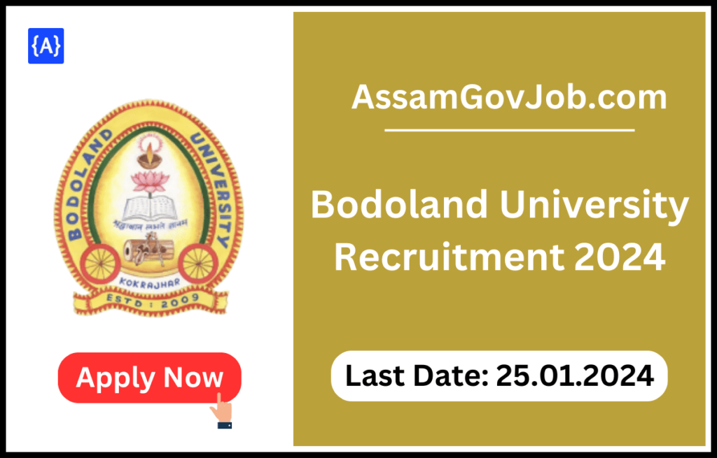 Bodoland University Recruitment 2024