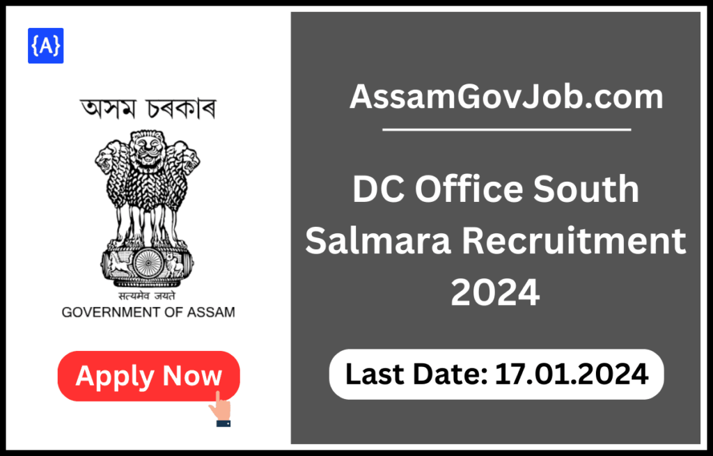 DC Office South Salmara Recruitment 2024